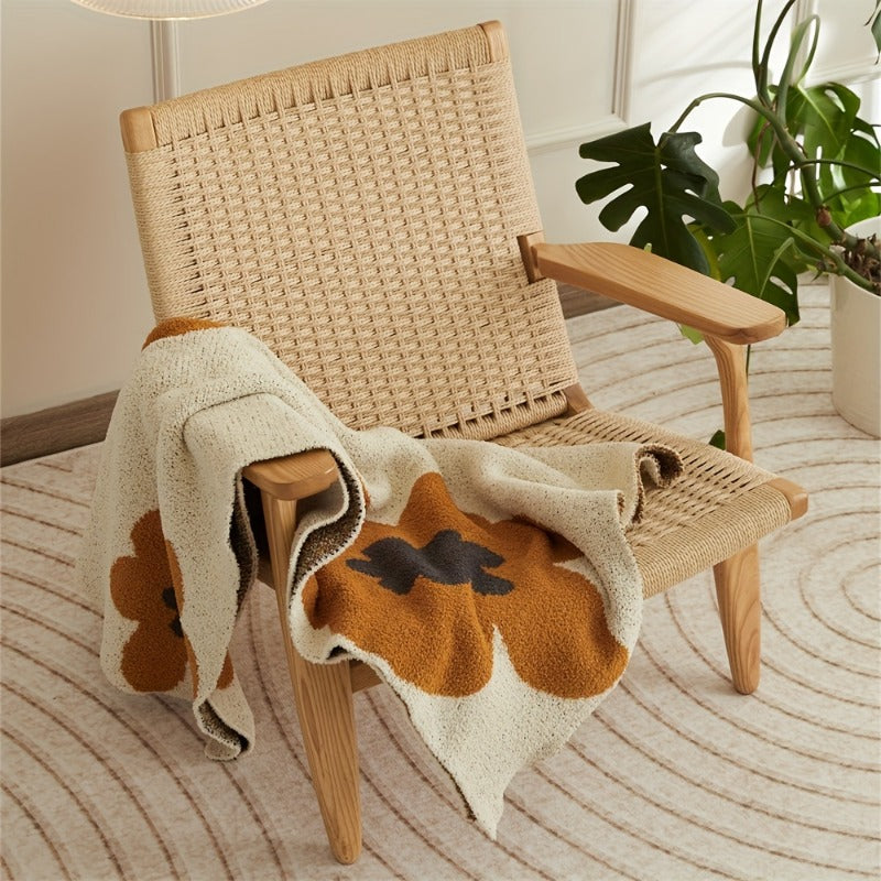 Single-User Ultra-Soft Nordic Blanket Suitable for - Cozy Imitation Bedspread, Sofa & Air Conditioner, Machine Washable Warm Nap Blanket