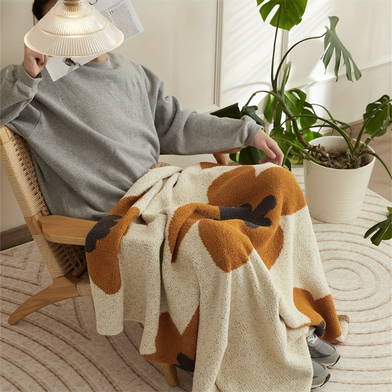 Single-User Ultra-Soft Nordic Blanket Suitable for - Cozy Imitation Bedspread, Sofa & Air Conditioner, Machine Washable Warm Nap Blanket