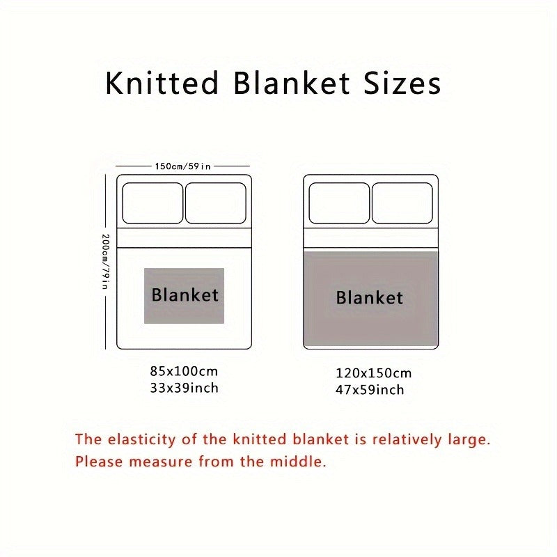 Single-User Ultra-Soft Nordic Blanket Suitable for - Cozy Imitation Bedspread, Sofa & Air Conditioner, Machine Washable Warm Nap Blanket