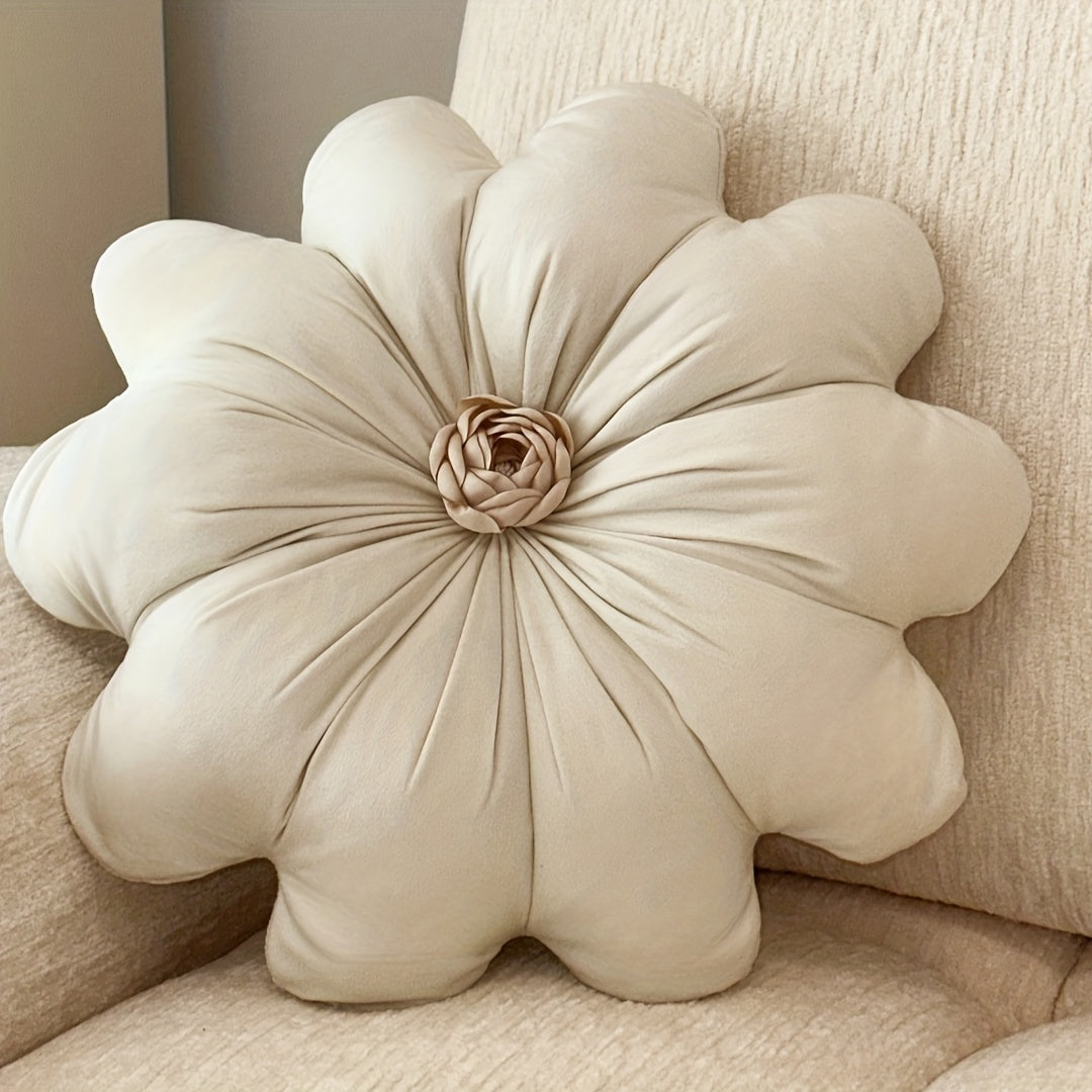 Creative Dutch Velvet Cushion, Sofa Cushion, Bedding Cushion, Lumbar Support Pillow, Floral Design, Extremely Comfortable Soft Pillow, Headboard Decor, Sofa Decor