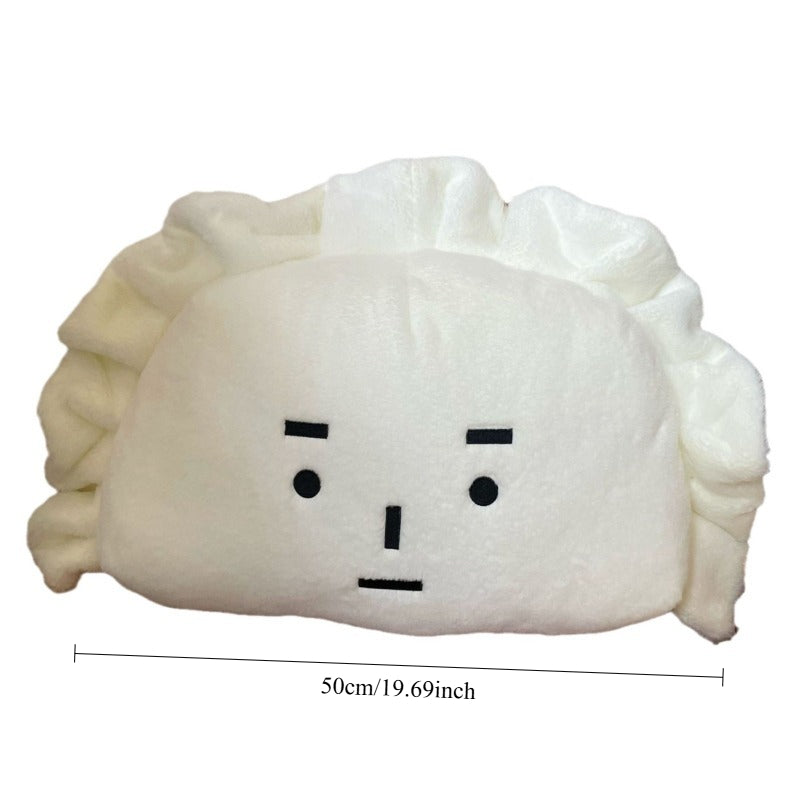 Dumpling Shaped Pillow - Bed Headrest Cushion & Decorative Throw Pillow Suitable for Sofa & Bedroom, Multicolor Dumpling-Shaped Accent Cushion with Stitched Closure, Dry Only for, Dorm, Home Decor