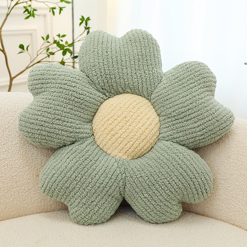 1pc Flower Throw Pillow, Flower Shaped Pillow, Floor Pillow, Seat Cushion, Cute Aesthetic Pillow As Room Decor, Decorative Pillows for Bed Sofa Couch, Throw Pillows Floor Pillows & Cushions
