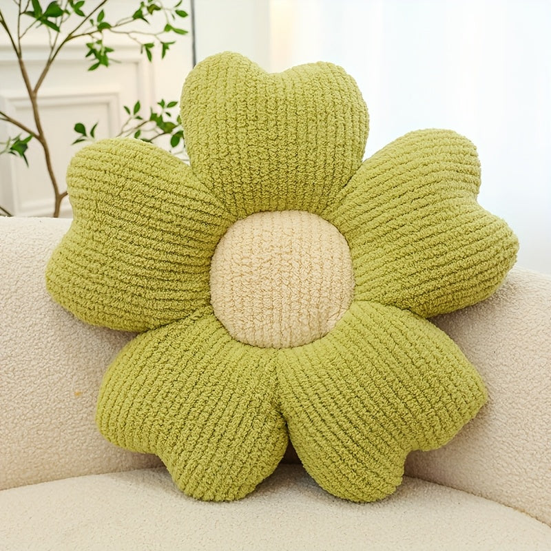 1pc Flower Throw Pillow, Flower Shaped Pillow, Floor Pillow, Seat Cushion, Cute Aesthetic Pillow As Room Decor, Decorative Pillows for Bed Sofa Couch, Throw Pillows Floor Pillows & Cushions