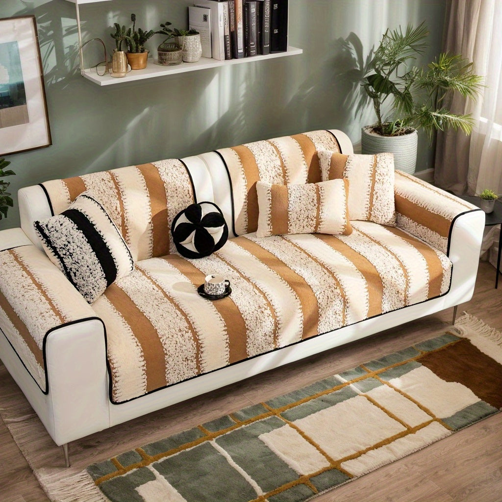 Luxury Sofa Cushion Thickened Non-Slip Plush Sofa Cushion | Light Luxury Classic Design, All-Season Comfort for Sectional & Modular Sofas - Machine Washable, Upgraded